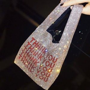 Crystal thank you purse